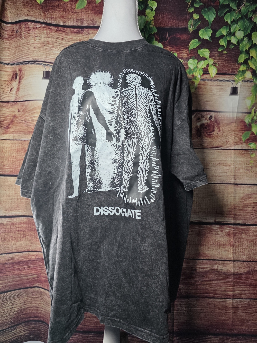 NWOT 'Dissociate' Graphic Men’s Black Short-Sleeve T-Shirt